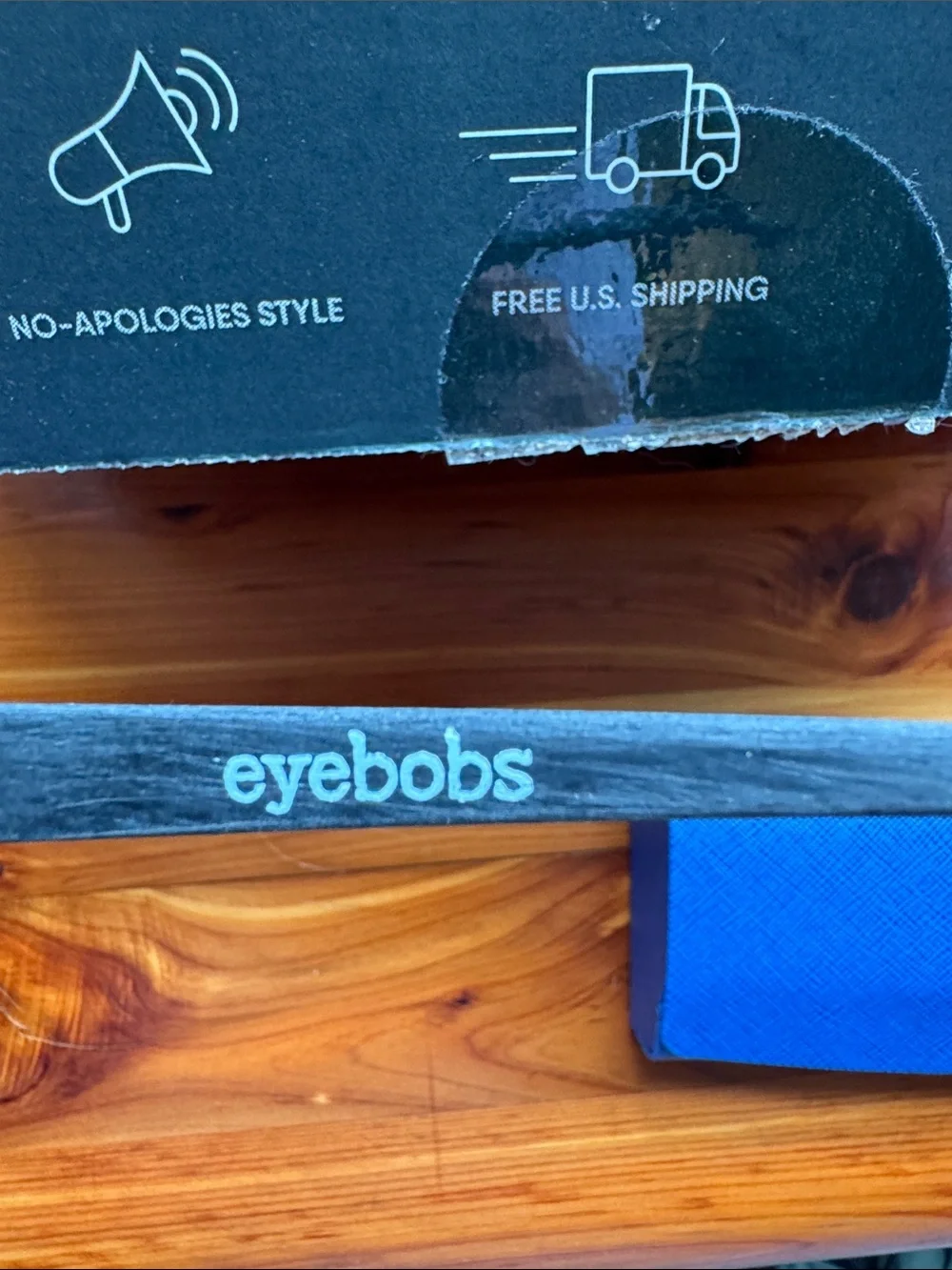 eyebobs Blue Eyeglass Case - Protective Women's Glasses Accessory NWT